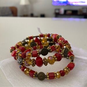 New Woman’s Red Handmade Bracelet by Josefina